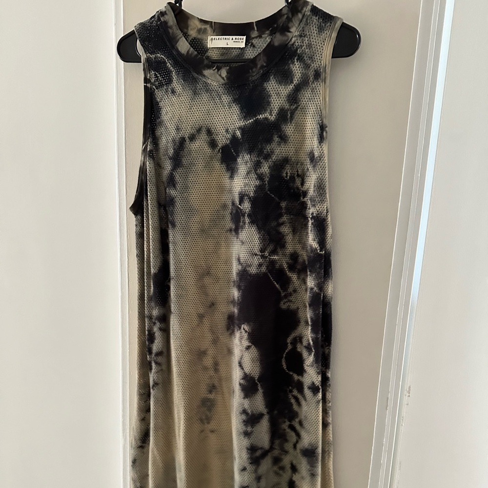 NWT Electric & Rose boho mesh dress sz LG